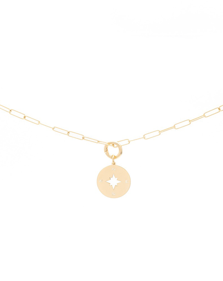 Close up of the Rimini Chain with the Turista Pendant.