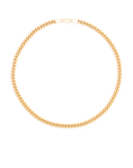 Made with 2.5 Microns of 18K Gold (Vermeil) on 925 Sterling Silver with Anti-Tarnish, 45cm length, Width 6mm, lobster clasp