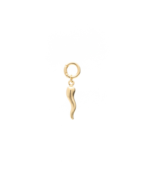 Made with 2.5 Microns of 18K Gold (Vermeil) on 925 Sterling Silver and Enamel, 23mm pendant with adjustable clasp to be added to any bracelet/necklace